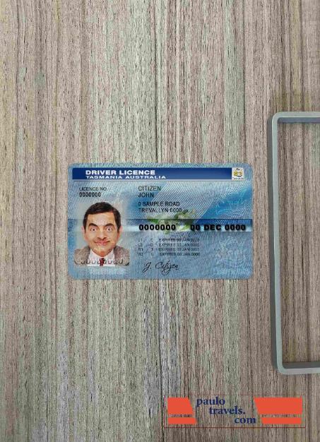 Australia Tasmania DL photolook FRONT PSD template